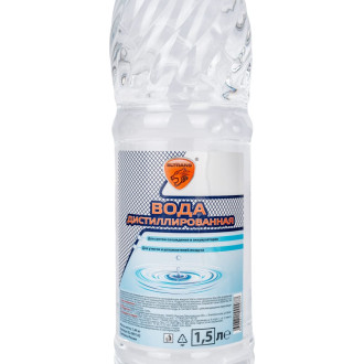 Вода дистиллированная, 1,5л