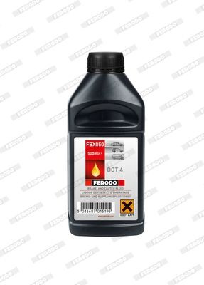 Жидкость тормозная dot 4, 0.5л