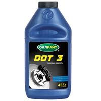 Тормозная жидкость dot-3, 455 гр.