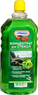 Моющий концентрат для стеклоочистителей pingo (1:10) с запахом «яблоко», пэт-бутылка, 1 л
