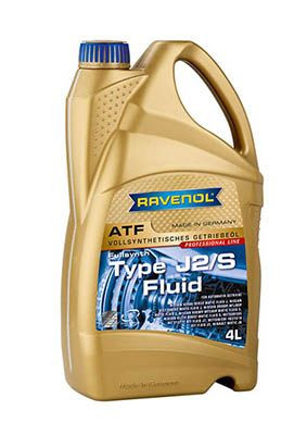 Трансмиссионное масло ravenol atf j2/s (4л) new