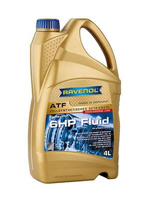 Трансмиссионное масло ravenol atf 6 hp fluid (4л) new