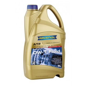 Трансмиссионное масло ravenol atf dw-1 fluid (4 л) new