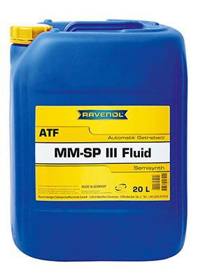 Трансмиссионное масло ravenol atf mm sp-iii fluid (20л) new