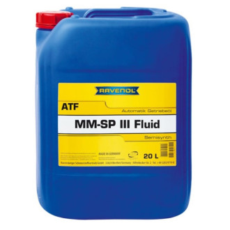 Трансмиссионное масло ravenol atf mm sp-iii fluid (20л) new