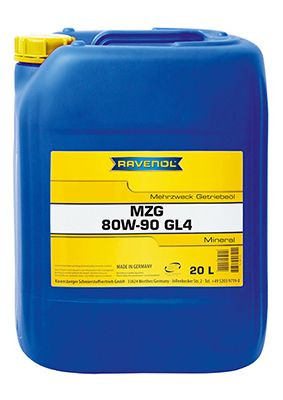 Трансмиссионное масло ravenol getriebeoel mzg sae 80w-90 gl-4 (20л) new