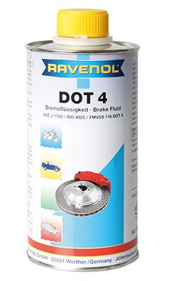 Тормозная жидкость ravenol dot-4 (0,5 л)