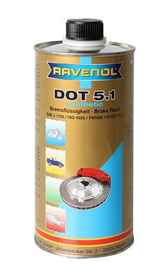 Тормозная жидкость ravenol dot-5.1 (1 л)