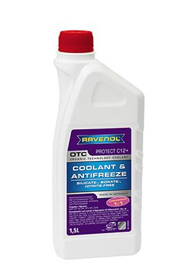 Антифриз концентрат лила ravenol otc organic technology concentrate ( 1,5л)