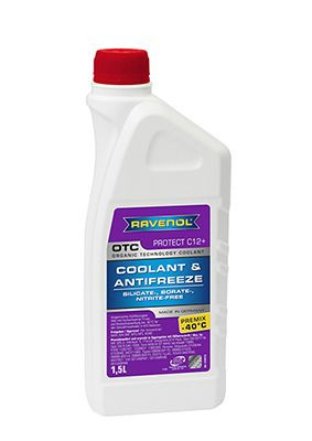 Антифриз готовый к прим. лила ravenol otc organic techn. coolant premix -40°c ( 1,5л)