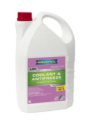 Антифриз готовый к прим. лила ravenol lgc lobrid glycerin coolant premix -40° c13 ( 5 л)