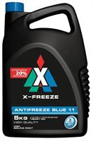 Ож антифриз x-freeze blue 5кг (4шт)