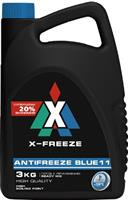 Антифриз x-freeze blue, в п/э кан.3кг