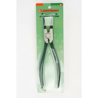 AG010012 Щипцы загнутые 90° для стопорных колец с ПВХ рукоятками, разжим, 220 мм, 32-80 мм