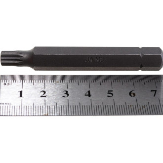 D10M75M08A Вставка-бита 10 мм DR SPLINE, М8, 75 мм