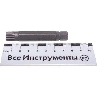 D10M75M12A Вставка-бита 10 мм DR SPLINE, М12, 75 мм