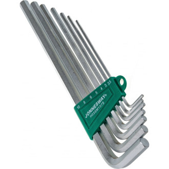 H03SM107S Комплект угловых шестигранников EXTRA LONG 2,5-10мм, 7 предметов S2 материал