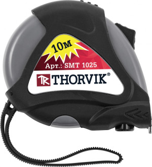 SMT1025 Рулетка в обрезиненном корпусе, 10 м