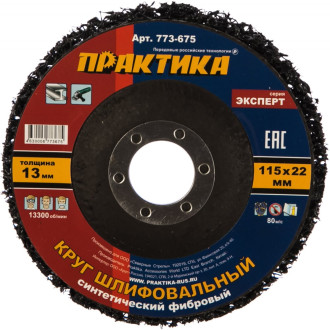 Абразивный торцевой круг ПРАКТИКА 773-675