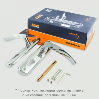 Дверная ручка НОРА-М N100-70 мм