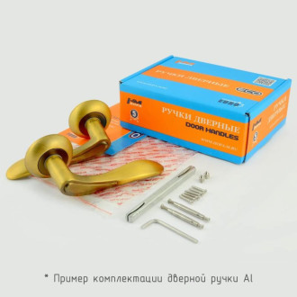 Дверная ручка НОРА-М 99А AL