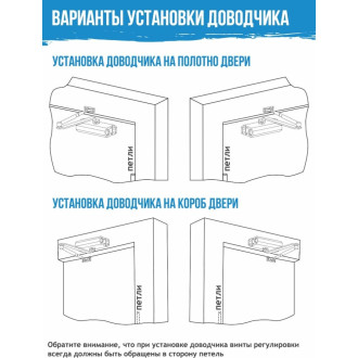 Доводчик НОРА-М 550 URBOnization