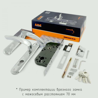 Врезной замок НОРА-М N96-70 Л