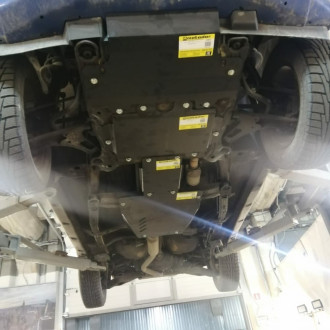 Стальная защита двигатель, КПП, радиатор, РК, Suzuki Grand Vitara ООО Трио Сервис MOTODOR