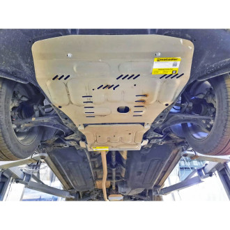 Алюминиевая защита Д, КПП Kia Sorento, Hyundai Tucson, Santa Fe ООО Трио Сервис MOTODOR