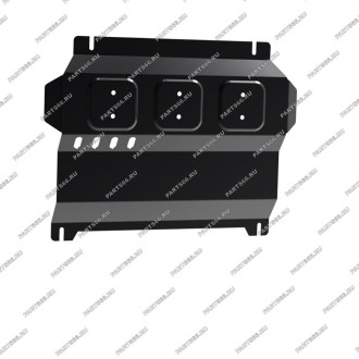Защита картера для Mitsubishi L200 2006-2015/Pajero Sport 2008-2016 АвтоБроня 111.04006.1
