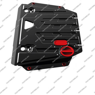 Защита картера и КПП Big для Toyota Auris 2007-2013 2013-2016/Corolla 2013- АвтоБроня 111.05773.1