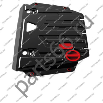 Защита картера и КПП Big для Toyota Auris 2007-2013 2013-2016/Corolla 2013- АвтоБроня 111.05773.1