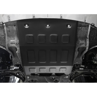 Штампованная защита картера и КПП для Exeed VX 2021-н.в. АвтоБроня сталь 1.8 мм