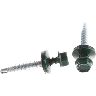Кровельный саморез Госкреп 4.8х35 RAL6005 зеленый мох (250 шт.)