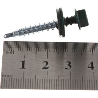 Кровельный саморез Госкреп 4.8х35 RAL6005 зеленый мох (250 шт.)