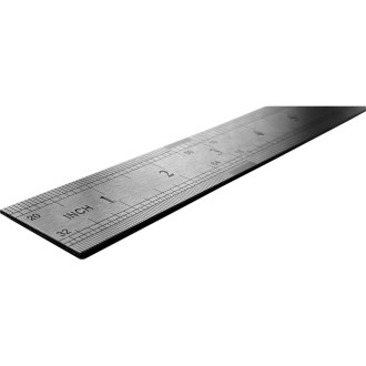 Двусторонняя металлическая линейка ГТО SR15001DS