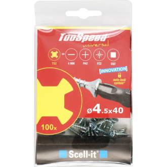 Шурупы ЕВРОПАРТНЕР TooSpeed 4,5x40 100 шт.