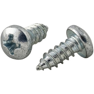 Оцинкованный острый саморез КВАДРА 5.5x13, DIN 7981, 500 шт.