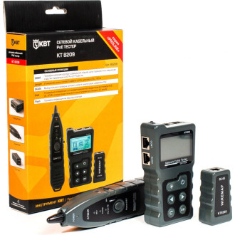 Кабельный тестер КВТ KT 8209 PROLINE