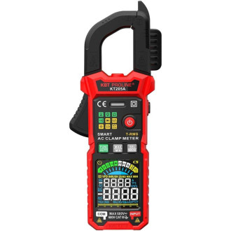 Цифровые токовые клещи КВТ КТ 205А серия PROLINE