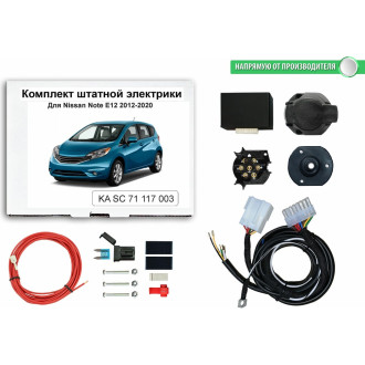 Блок согласования фаркопа со штатными колодками для nissan note e12 2012-2016 Концепт Авто KA SC 71 117 3
