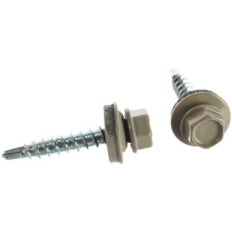 Кровельный саморез крепежная техника 4,8/29 RAL7004 серый (250 шт.)