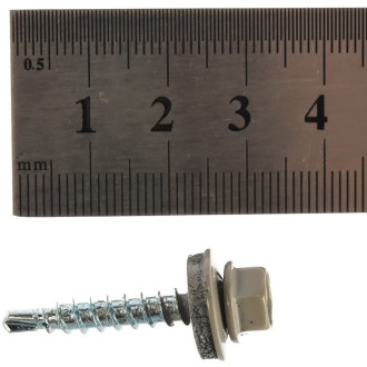 Кровельный саморез крепежная техника 4,8/29 RAL7004 серый (250 шт.)