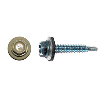 Кровельный саморез КРЕП-КОМП 5,5x19 RAL1014 слоновая кость 250 шт.