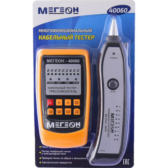 Кабельный тестер трассоискатель МЕГЕОН 40060