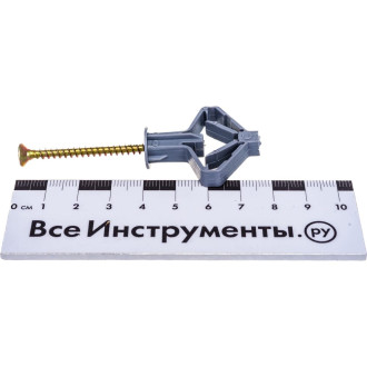 Дюбель-бабочка с шурупом МЕТИЗНЫЙ ДВОР 10х50 (5 шт.)