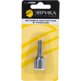 Магнитная шестигранная головка-вставка для шуруповерта Эврика ER-90506C