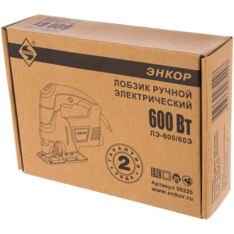 Электрический лобзик Энкор ЛЭ-600/60Э, 1/6