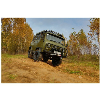 Силовой передний бампер УАЗ Буханка РИФ RIF452-10600