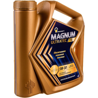 Синтетическое моторное масло Роснефть Magnum Ultratec FE 5W-30 SN-CF